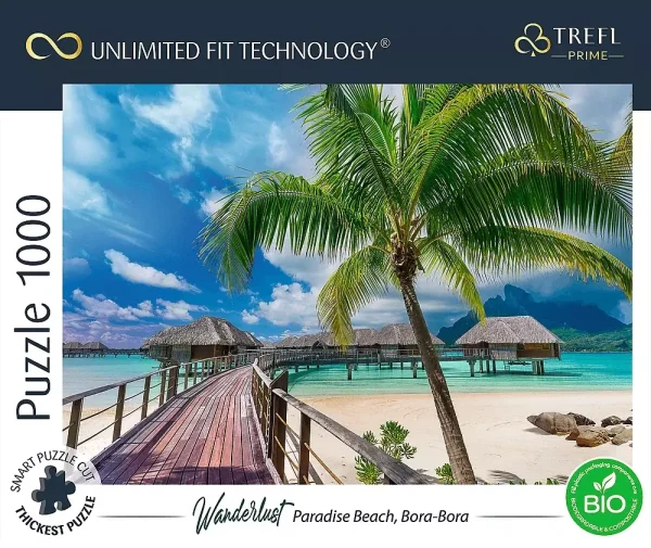 Puzzle 1000 elementów. Paradise Beach, Bora-Bora