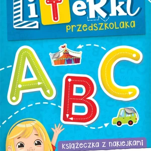 Literki przedszkolaka. Książeczka z naklejkami