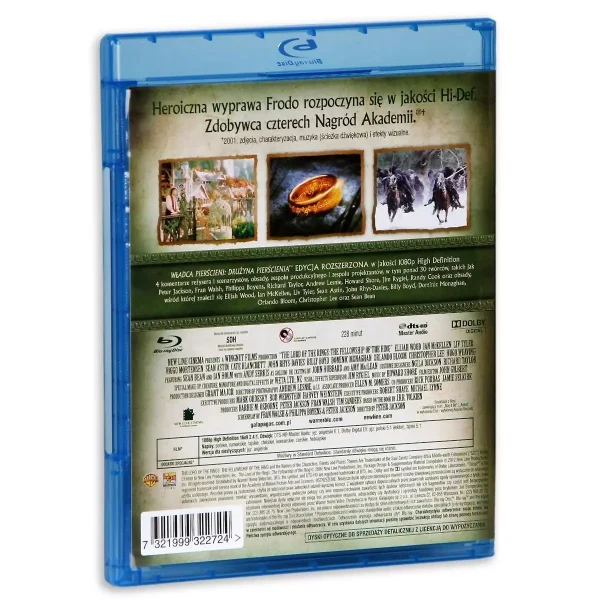 Władca Pierścieni. Drużyna Pierścienia (edycja rozszerzona), 2 Blu-ray