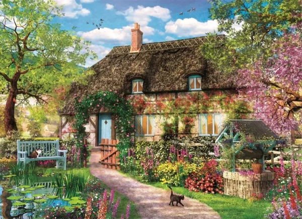 Puzzle 1000 elementów. High Quality Collection. Stara chata