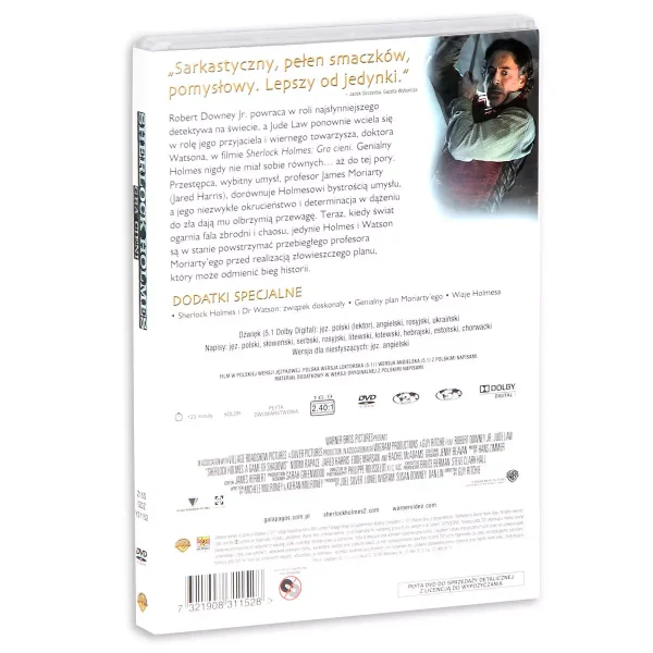 Premium Collection. Sherlock Holmes. Gra cieni, DVD