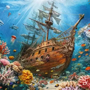 Puzzle 1000 elementów. Zatopiony skarb 30820