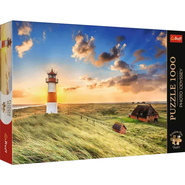 Puzzle 1000 elementów. Premium Plus Quality. Photo Odyssey. Latarnia w List, Niemcy