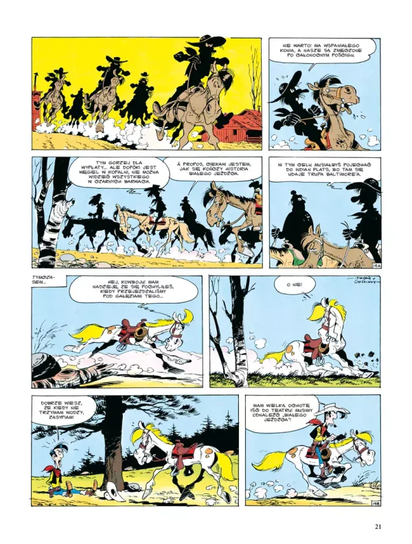 Lucky Luke. Tom 43. Biały jeździec