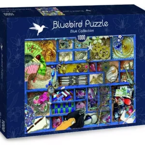 Puzzle 1000 Niebieska kolekcja