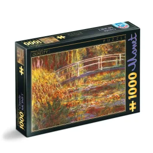 Puzzle 1000 elementów. Japoński mostek, Claude Monet