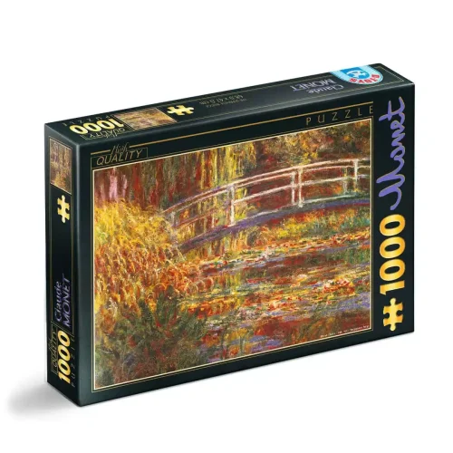 Puzzle 1000 elementów. Japoński mostek, Claude Monet