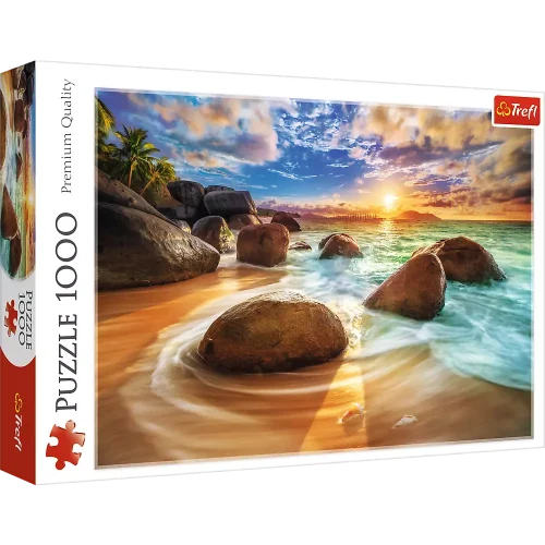Puzzle 1000 elementów. Plaża Samudra, Indie