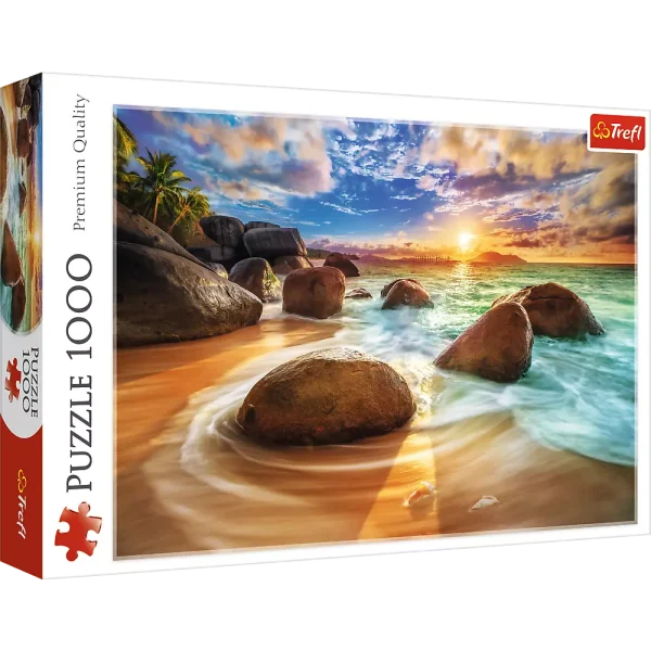 Puzzle 1000 elementów. Plaża Samudra, Indie