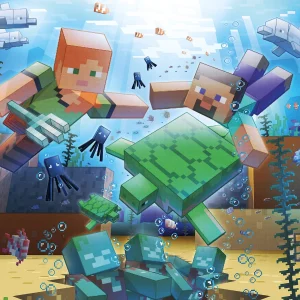 Puzzle 1000 elementów. Minecraft. Mozaika