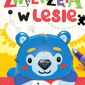 Zwierzęta w lesie. Łamigłówki przedszkolaka