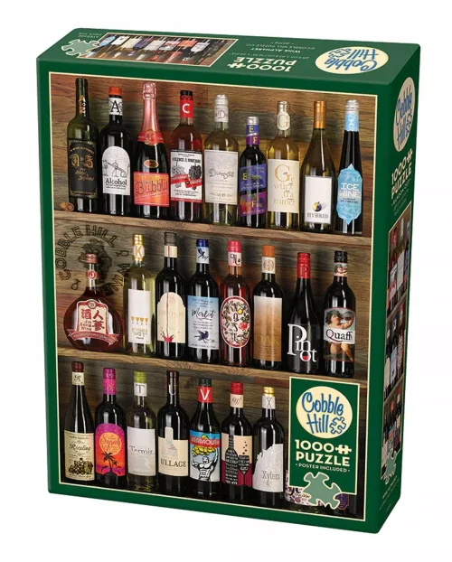 Puzzle Cobble Hill 1000 elementów Cobble Hill Puzzle 1000 el. Wino od A do Z 625012401746