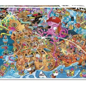 Puzzle 1000 Crisp, Różowi Piraci PIATNIK