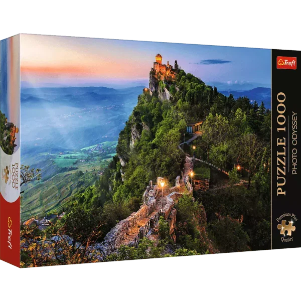 Puzzle 1000 elementów. Premium Plus Quality. Photo Odyssey. Wieża Cesta, San Marino
