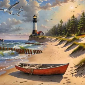 Puzzle 1000 elementów. Wybrzeże Morza Bałtyckiego 30998