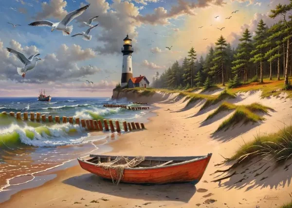 Puzzle 1000 elementów. Wybrzeże Morza Bałtyckiego 30998