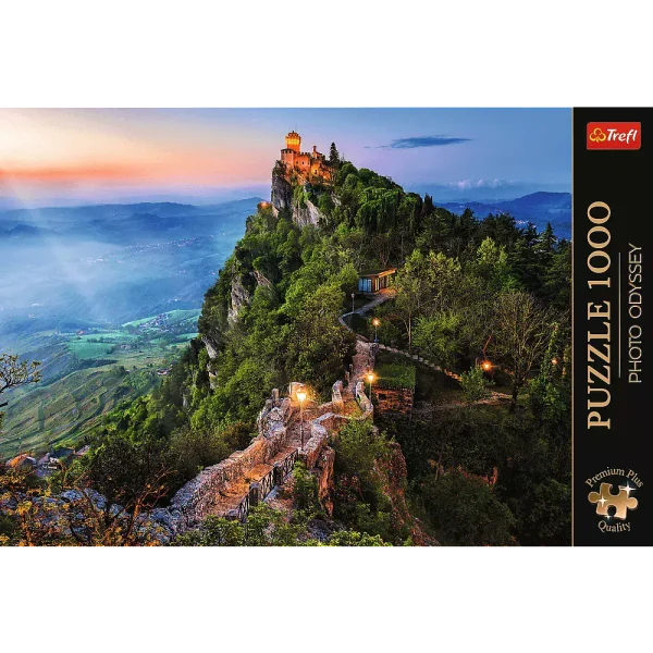 Puzzle 1000 elementów. Premium Plus Quality. Photo Odyssey. Wieża Cesta, San Marino