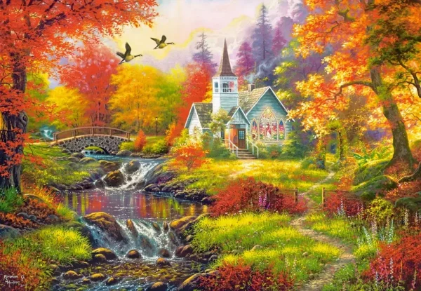 Puzzle 1000 elementów. Jesienne wibracje