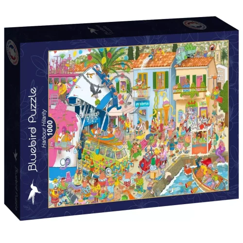 Puzzle 1000 elementów. Port pełen niespodzianek