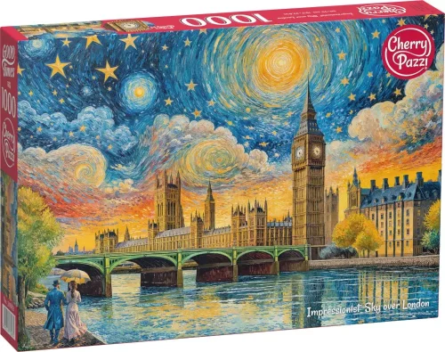 Puzzle 1000 elementów. Impresjonistyczne niebo nad Londynem 30885
