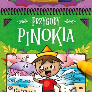 Przygody Pinokia. Malowanka z pisakiem wodnym
