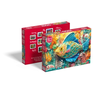 Puzzle 1000 elementów. Pikowana ryba 30806
