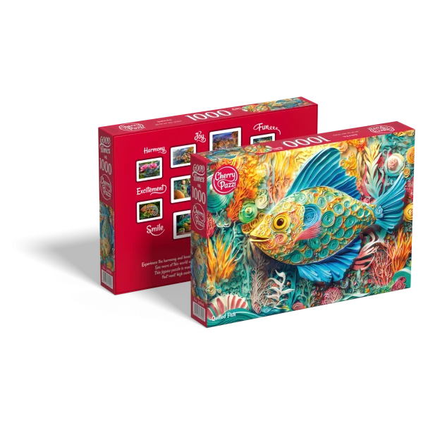 Puzzle 1000 elementów. Pikowana ryba 30806