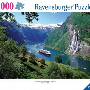 Puzzle 1000 Fiord w Norwegii