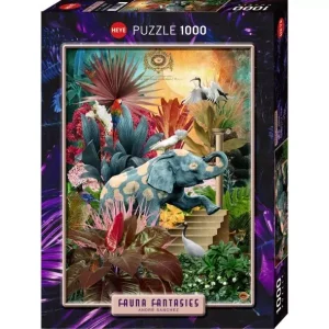 Puzzle 1000 elementów. Fantastyczna Fauna - Elephantais