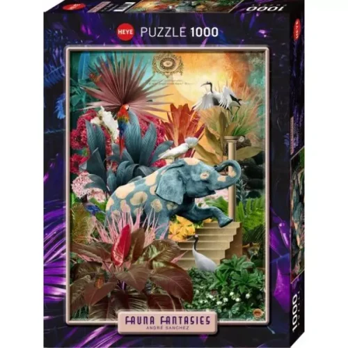 Puzzle 1000 elementów. Fantastyczna Fauna - Elephantais