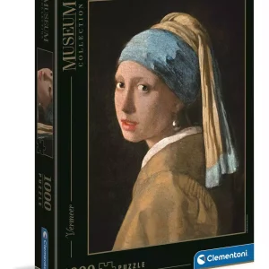 Puzzle 1000 elementów. Museum. Vermeer. Dziewczyna z perłą