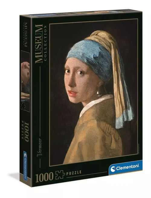 Puzzle 1000 elementów. Museum. Vermeer. Dziewczyna z perłą