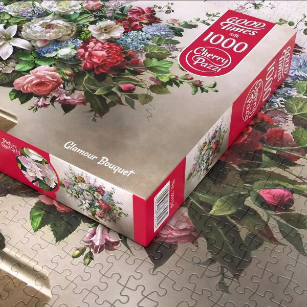Puzzle 1000 elementów. Bukiet glamour 30134