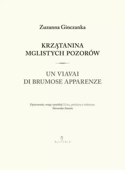 Krzątanina mglistych pozorów. Wiersze Wybrane