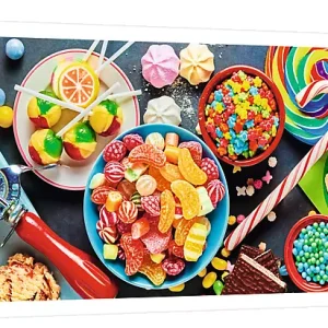 Puzzle 1000 elementów. Słodkie przysmaki, panorama