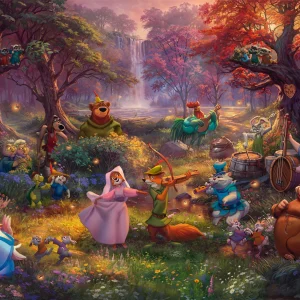 Schmidt PQ Puzzle 1000 el. THOMAS KINKADE Robin Hood (Disney)