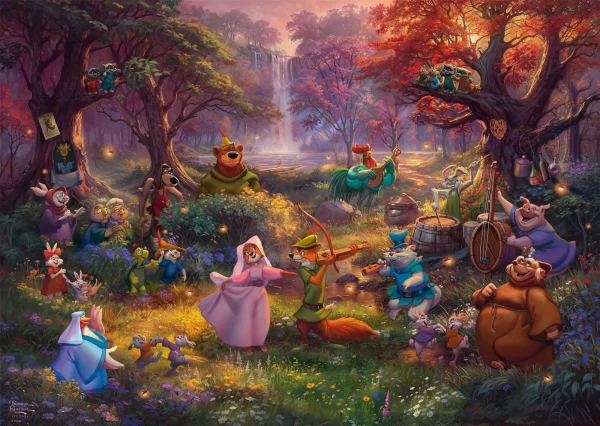 Schmidt PQ Puzzle 1000 el. THOMAS KINKADE Robin Hood (Disney)