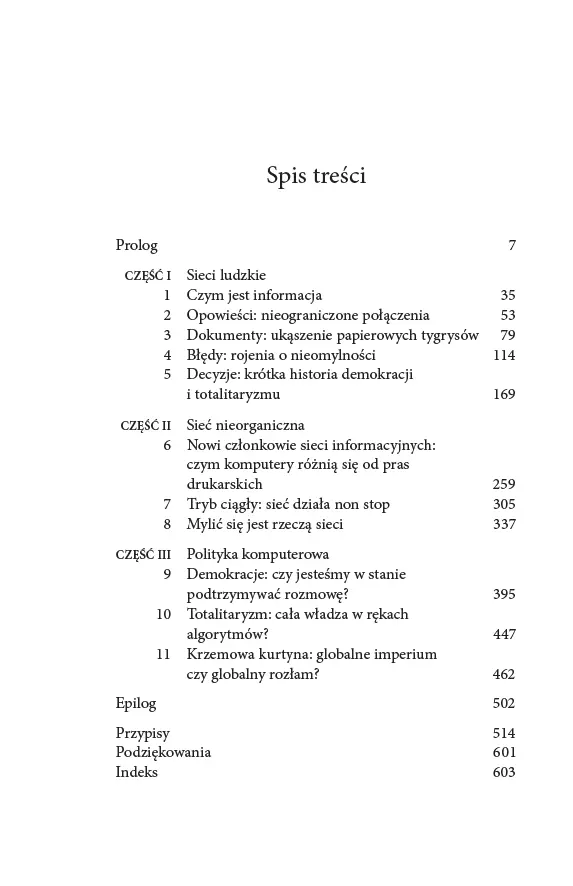 Nexus. Krótka historia informacji