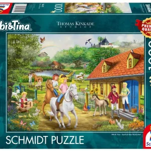 Puzzle 1000 Thomas Kinkade Bibi&Tina