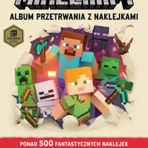 Minecraft. Album przetrwania z naklejkami