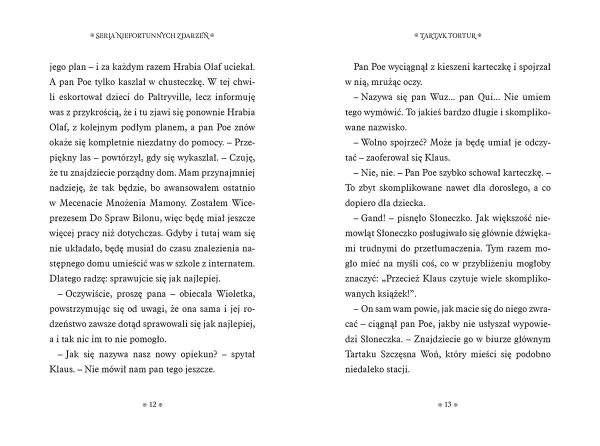 Seria niefortunnych zdarzeń. Tom 4. Tartak tortur