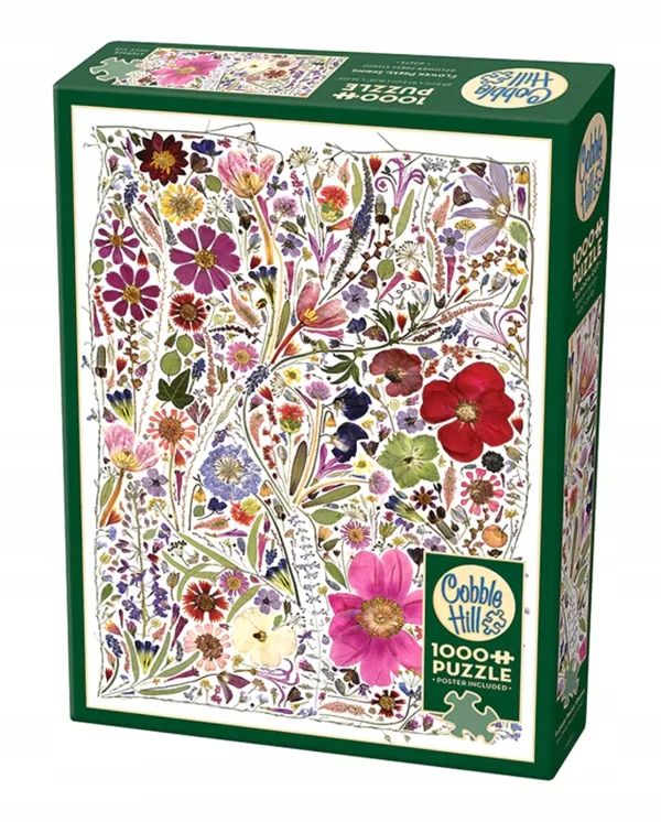 Puzzle Cobble Hill 1000 elementów Cobble Hill Puzzle 1000 el. Prasowane kwiaty: Wiosna 625012402736