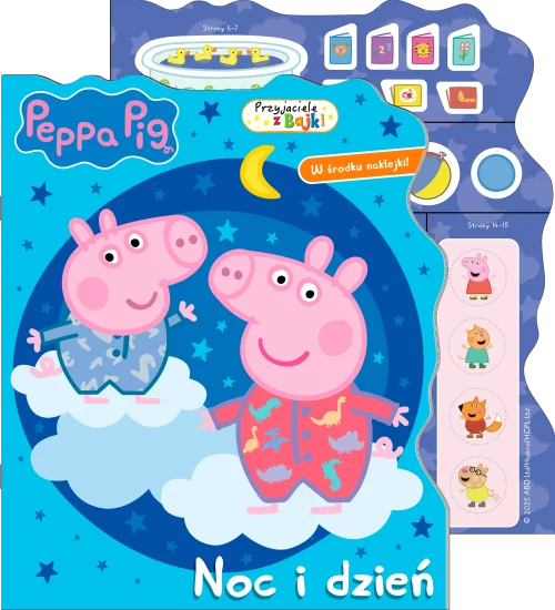Peppa Pig. Przyjaciele z bajki. Noc i dzień