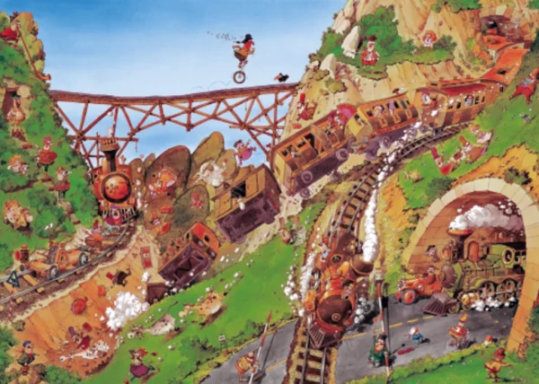 Puzzle 1000 elementów. Wanted! Fred, Loup