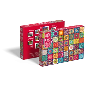 Puzzle 1000 elementów. Ozdobne kwadraty 30677