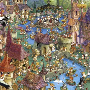 Puzzle 1000 elementów. Bunnytown, Ruyer