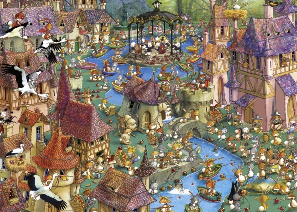 Puzzle 1000 elementów. Bunnytown, Ruyer