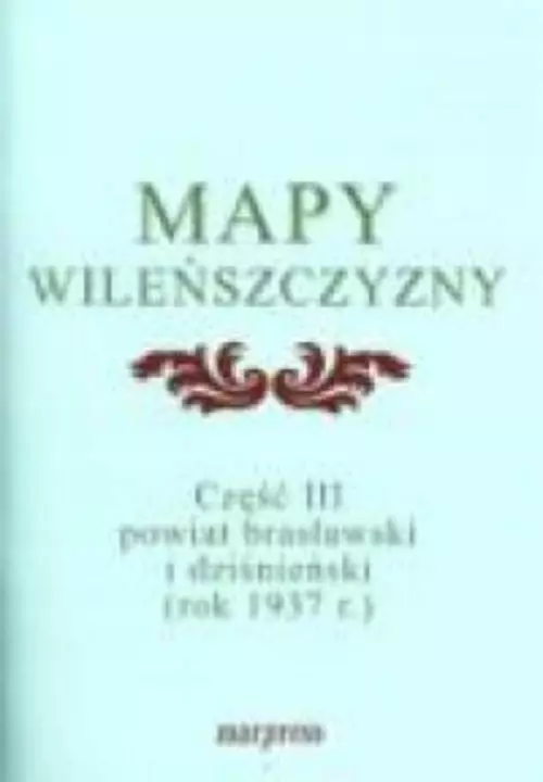MAPY WILEŃSZCZYZNY III, książka papierowa