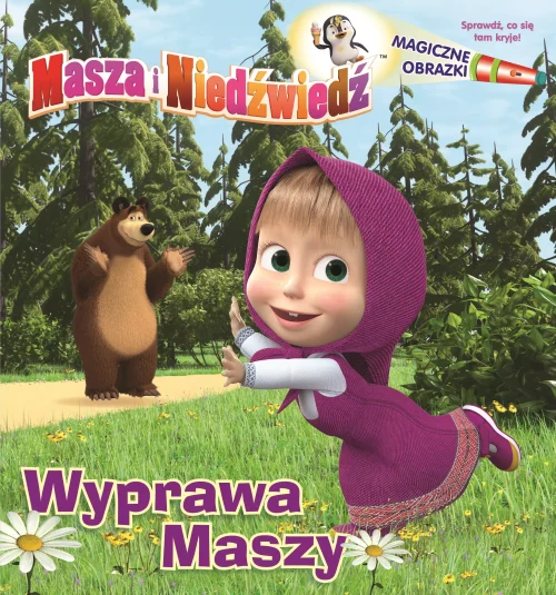 Masza i niedźwiedź. Wyprawa Maszy. Magiczne obrazki