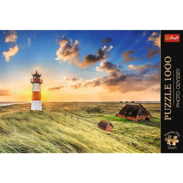 Puzzle 1000 elementów. Premium Plus Quality. Photo Odyssey. Latarnia w List, Niemcy